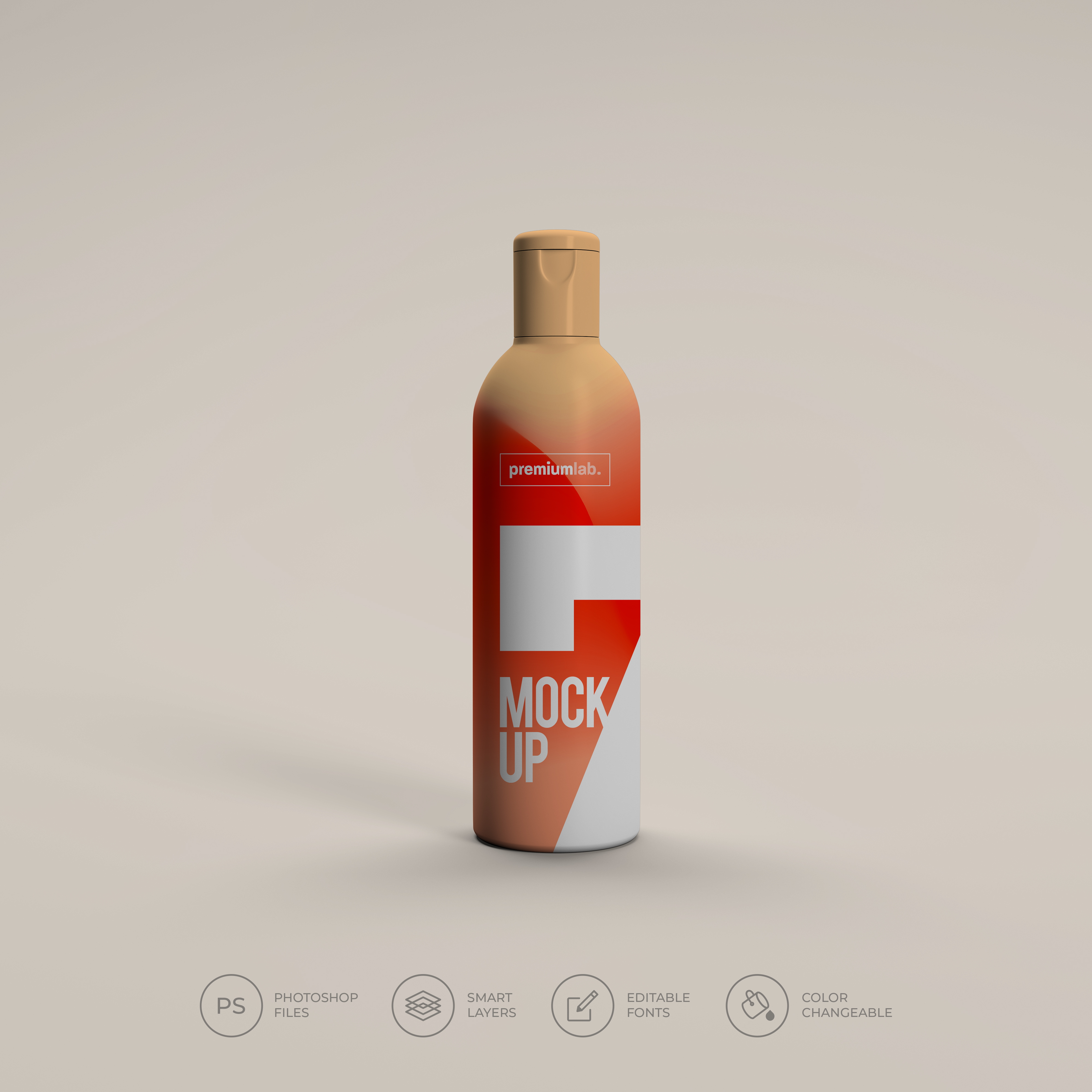 Bottle mockup